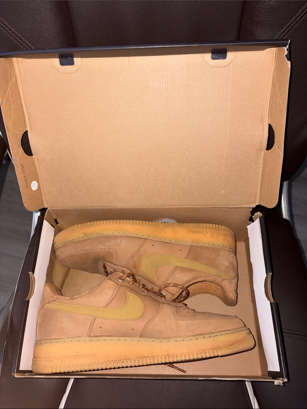 Nike Men's Low-Top Suede Sneakers in Tan